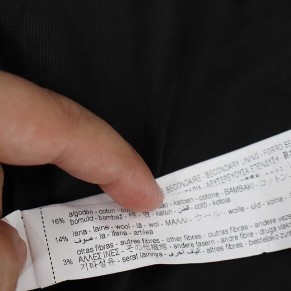 NWT Zara overcoat womens XS double breasted animal print straight cut coat - Picture 15 of 16